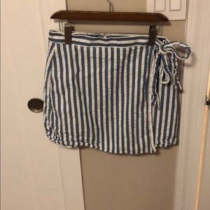 Jcrew stripe skirt